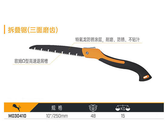 M030410 折疊鋸（三面磨齒）