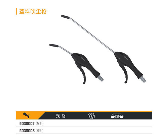 G030007（短咀） G030008（長咀） 塑料吹塵槍