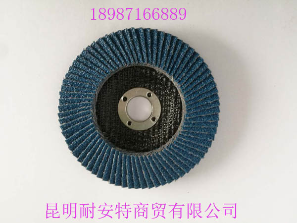 耐安特平面砂布輪藍(lán)色100mm