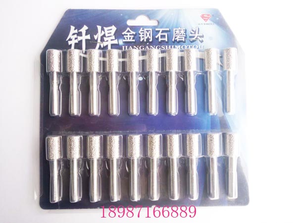 釬焊磨頭圓柱6-10